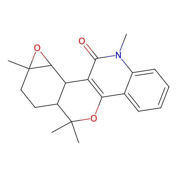 2D Structure of 5,9,9,18-Tetramethyl-4,10-dioxa-18-azapentacyclo[9.8.0.02,8.03,5.012,17]nonadeca-1(11),12,14,16-tetraen-19-one