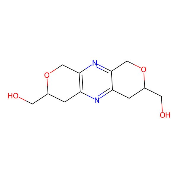 2D Structure of [(6S,12S)-12-(hydroxymethyl)-5,13-dioxa-2,9-diazatricyclo[8.4.0.03,8]tetradeca-1,3(8),9-trien-6-yl]methanol