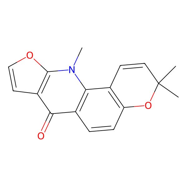2D Structure of 5,5,17-Trimethyl-6,15-dioxa-17-azatetracyclo[8.7.0.02,7.012,16]heptadeca-1(10),2(7),3,8,12(16),13-hexaen-11-one