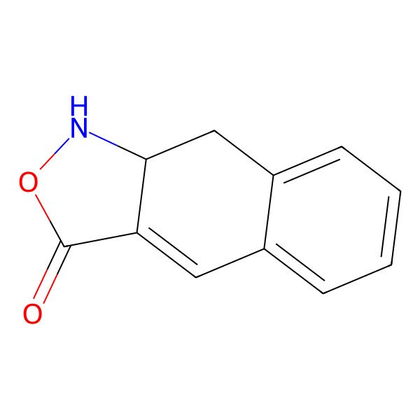 2D Structure of (9aR)-9,9a-dihydro-1H-benzo[f][2,1]benzoxazol-3-one