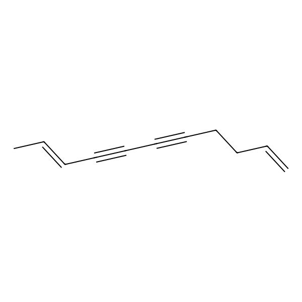 2D Structure of (9E)-undeca-1,9-dien-5,7-diyne