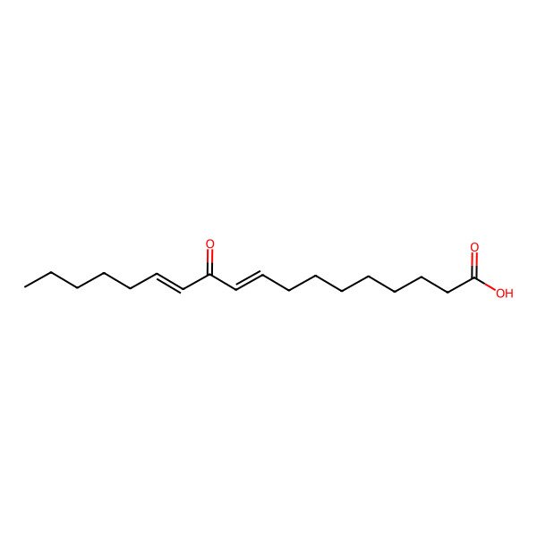 2D Structure of (9E,12E)-11-oxooctadeca-9,12-dienoic Acid
