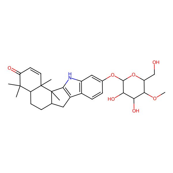 2D Structure of Lecanindole C