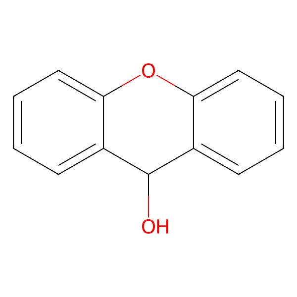 2D Structure of 9H-Xanthen-9-ol 2D Structure of 9H-Xanthen-9-ol