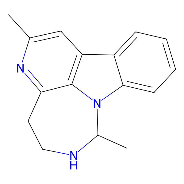 2D Structure of (9R)-3,9-dimethyl-4,8,10-triazatetracyclo[8.6.1.05,17.011,16]heptadeca-1(17),2,4,11,13,15-hexaene