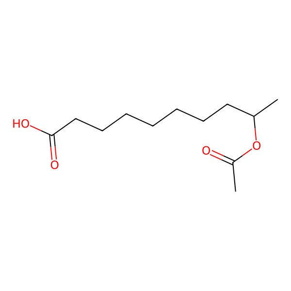 2D Structure of (9R)-9-acetyloxydecanoic acid 2D Structure of (9R)-9-acetyloxydecanoic acid