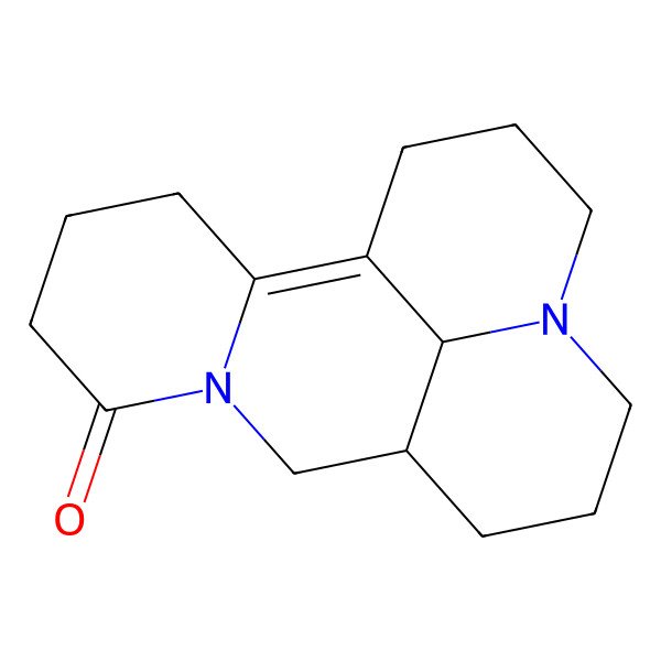 2D Structure of (9R,17R)-7,13-diazatetracyclo[7.7.1.02,7.013,17]heptadec-1-en-6-one