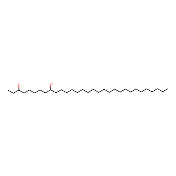 2D Structure of (9S)-9-hydroxyhentriacontan-3-one