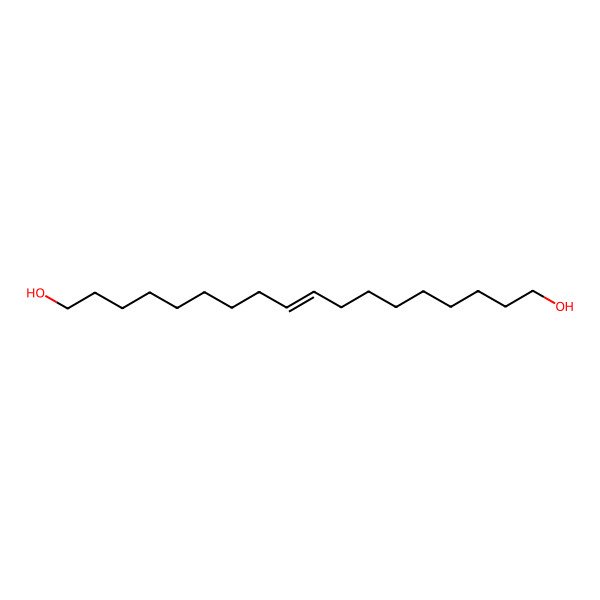 2D Structure of (9Z)-octadec-9-ene-1,18-diol