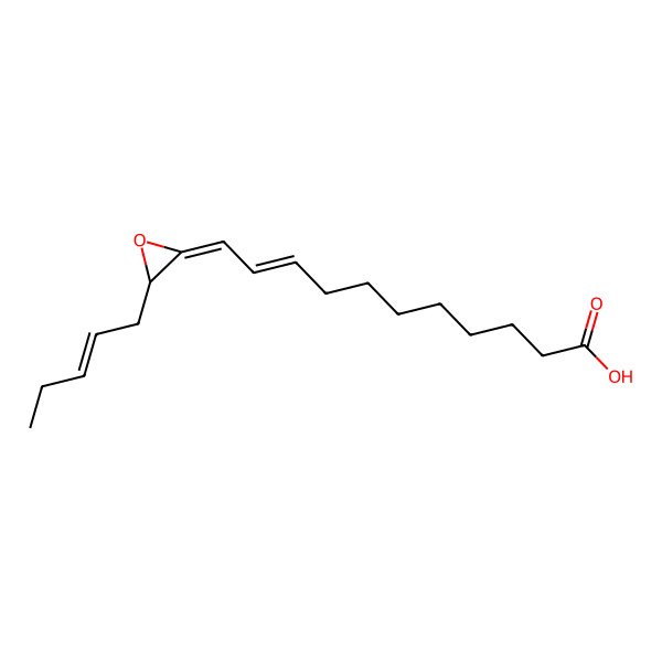 2D Structure of (9Z,13S,15Z)-12,13-epoxyoctadeca-9,11,15-trienoic acid