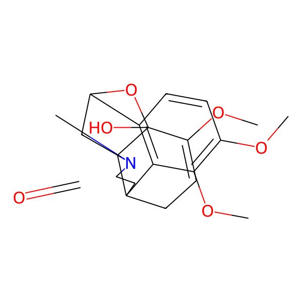2D Structure of (1R,8S,10S,11R)-11-hydroxy-3,4,12-trimethoxy-17-methyl-18-oxa-17-azapentacyclo[8.4.3.18,11.01,10.02,7]octadeca-2(7),3,5,12-tetraen-16-one
