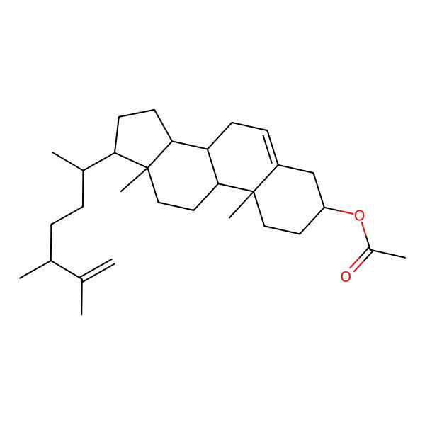 2D Structure of [17-(5,6-dimethylhept-6-en-2-yl)-10,13-dimethyl-2,3,4,7,8,9,11,12,14,15,16,17-dodecahydro-1H-cyclopenta[a]phenanthren-3-yl] acetate