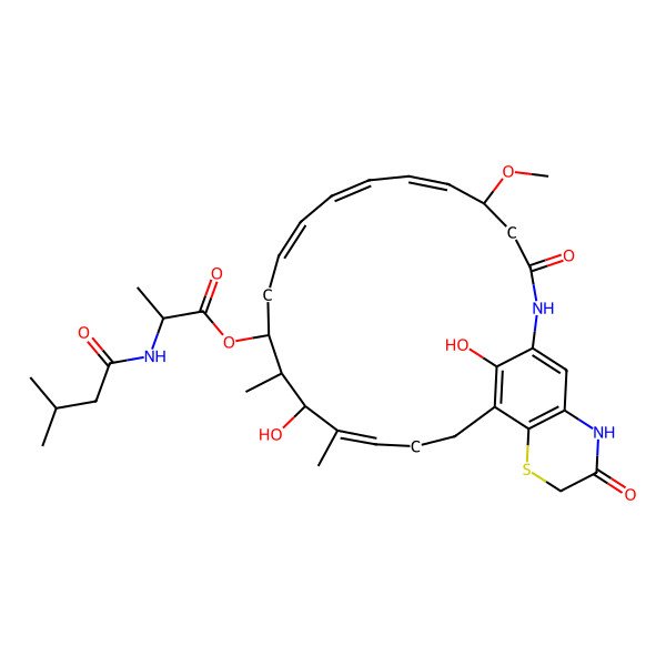 2D Structure of Thiazinotrienomycin C
