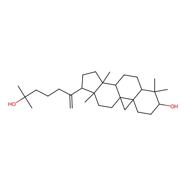 2D Structure of 15-(6-Hydroxy-6-methylhept-1-en-2-yl)-7,7,12,16-tetramethylpentacyclo[9.7.0.01,3.03,8.012,16]octadecan-6-ol