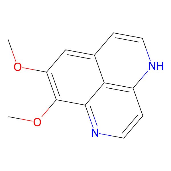 2D Structure of 8,9-Dimethoxy-4H-benzo(de)(1,6)naphthyridine