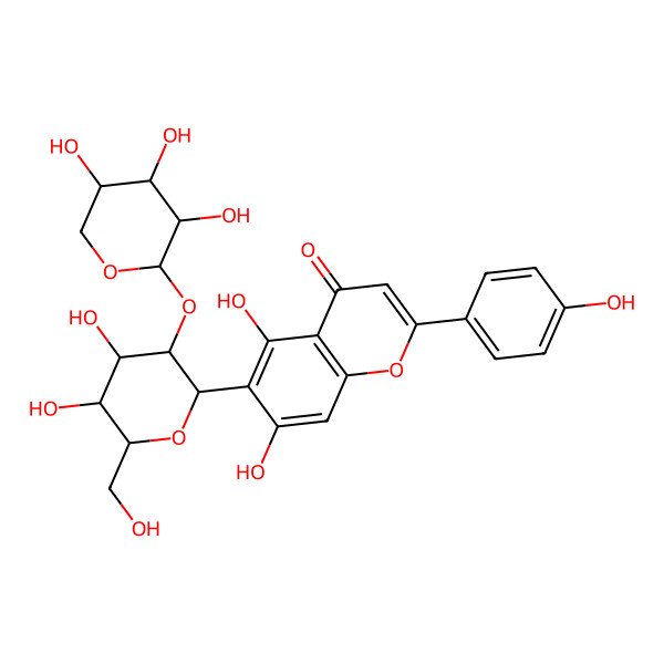 2D Structure of Isovitexin2''-O-arabinoside