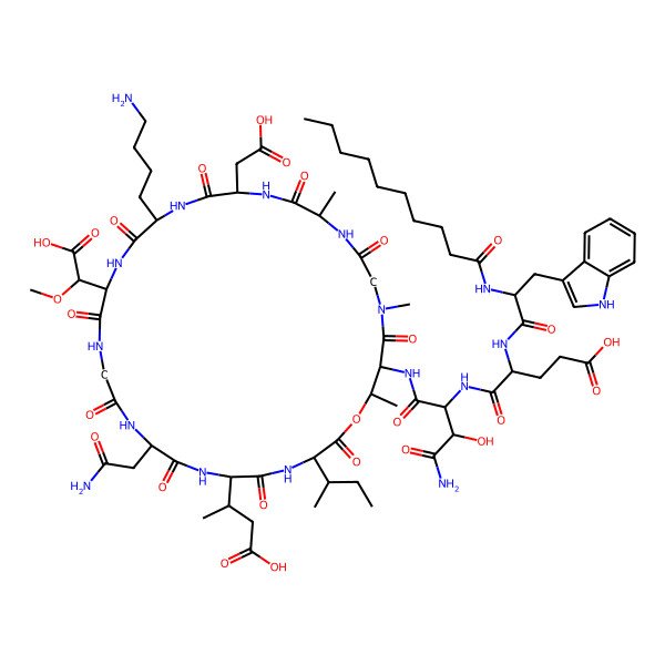 2D Structure of A-54145 B