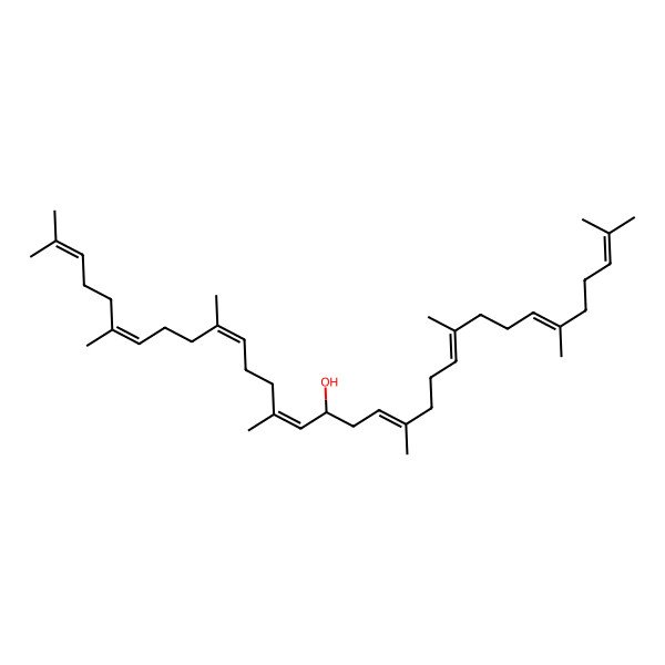 2D Structure of (6E,10E,14E,16R,18E,22E,26E)-2,6,10,14,19,23,27,31-octamethyldotriaconta-2,6,10,14,18,22,26,30-octaen-16-ol