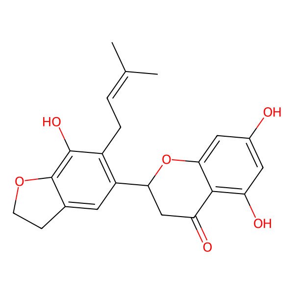 2D Structure of Abyssinoflavanone IV