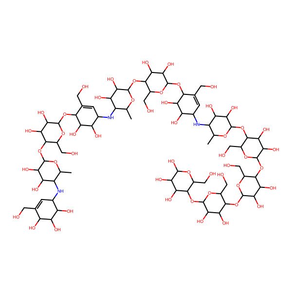 2D Structure of Acarviostatin III03
