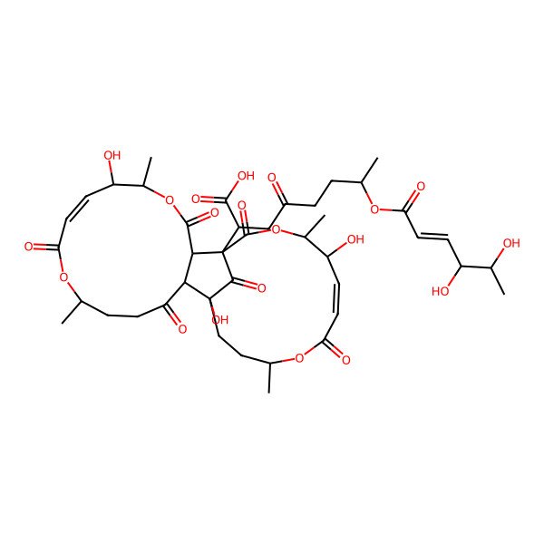 2D Structure of Acaulin B