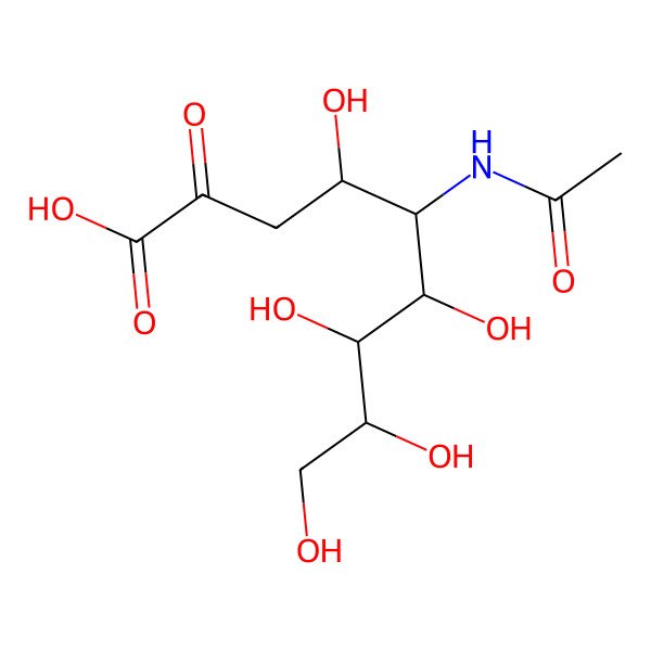 2D Structure of Aceneuramic acid