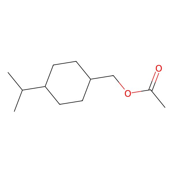 2D Structure of Acetic acid 4-isopropylcyclohexylmethyl ester 2D Structure of Acetic acid 4-isopropylcyclohexylmethyl ester