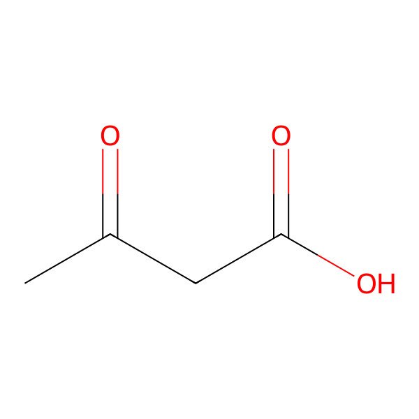 2D Structure of Acetoacetic Acid