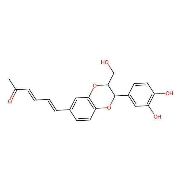 2D Structure of Acetonylidene Americanin A