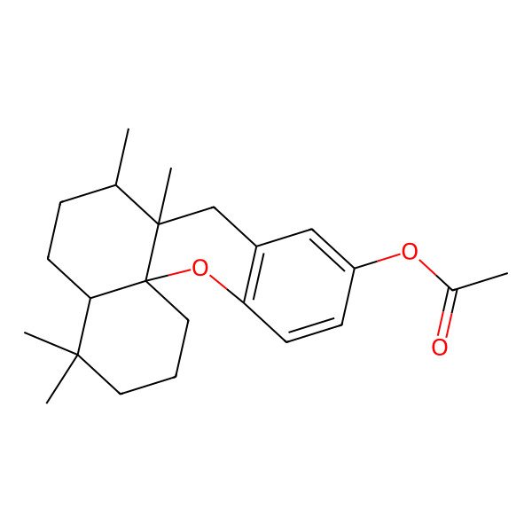 2D Structure of Aureol Acetate