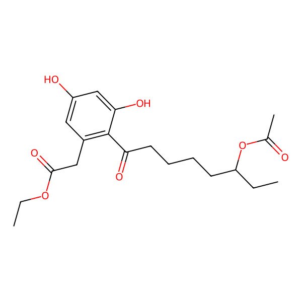 2D Structure of Acetoxydothiorelone B
