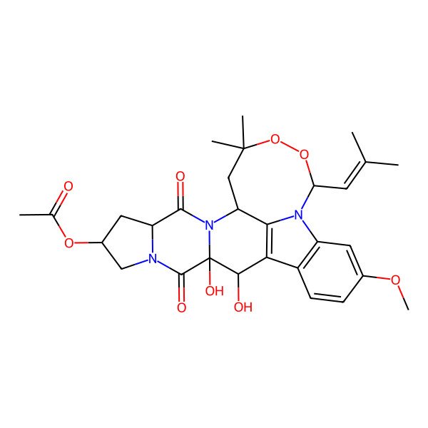 2D Structure of Acetoxyverruculogen