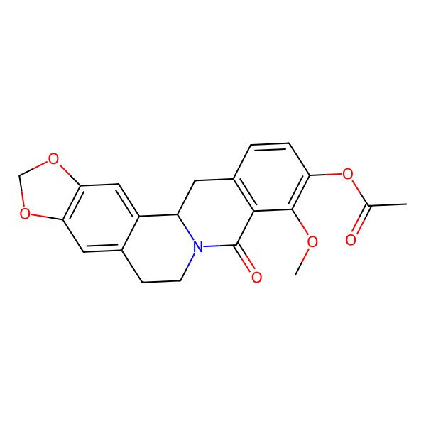 2D Structure of Acetyl 8-oxotetrahydrothalifendine