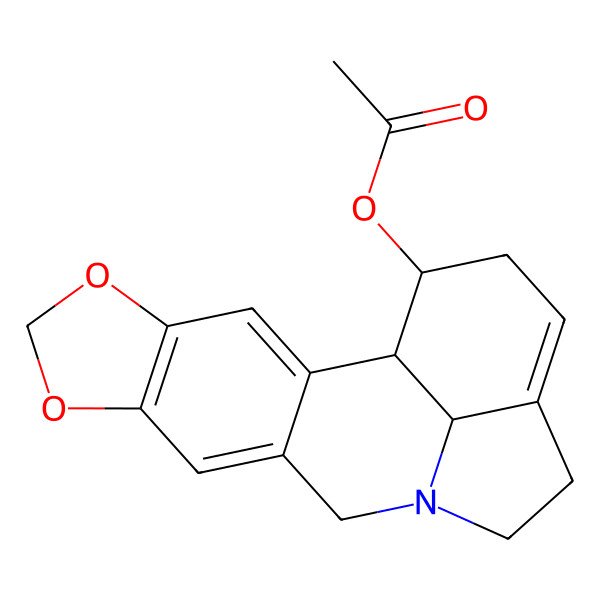 2D Structure of Acetyl-caranine