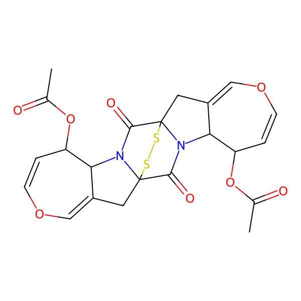 2D Structure of (-)-Acetylaranotin