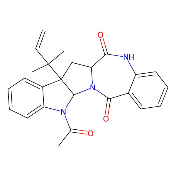 2D Structure of Acetylaszonalenin