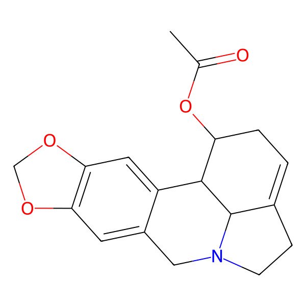 2D Structure of Acetylcaranine 2D Structure of Acetylcaranine