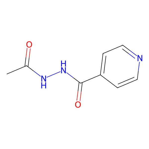 2D Structure of Acetylisoniazid
