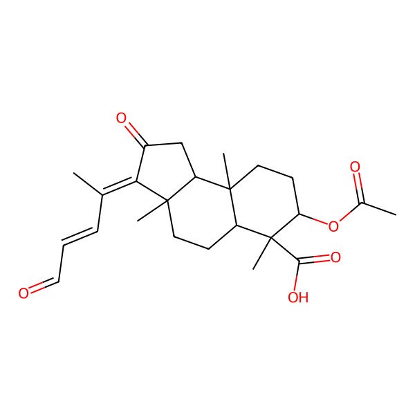 2D Structure of Acetyljaspiferal E