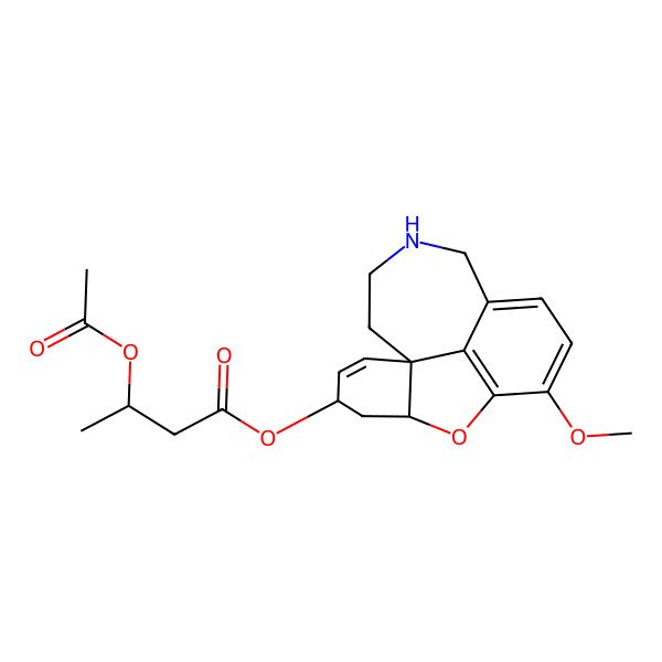 2D Structure of Acetylleucovernine