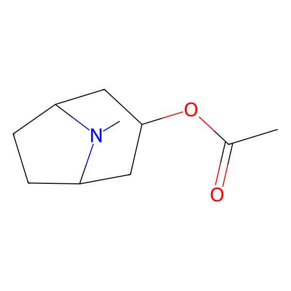 2D Structure of (8-Methyl-8-Azabicyclo(3.2.1)Octan-3-Yl) Acetate