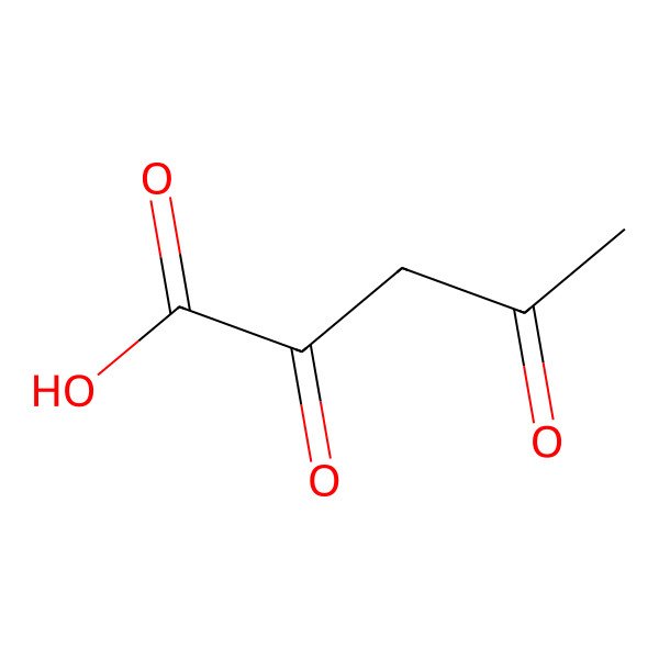2D Structure of 2,4-Dioxopentanoic Acid