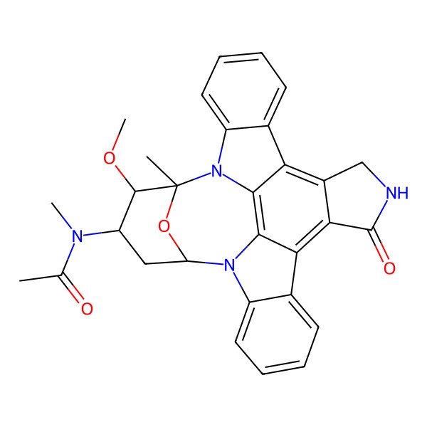 2D Structure of Acetylstaurosporine