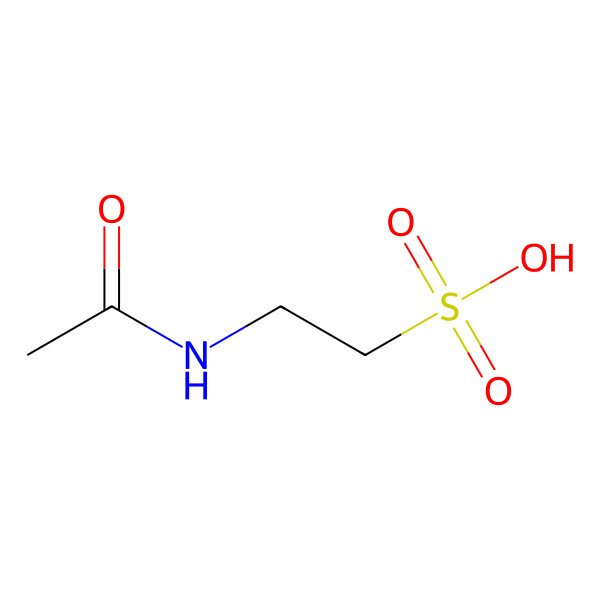 2D Structure of N-Acetyltaurine