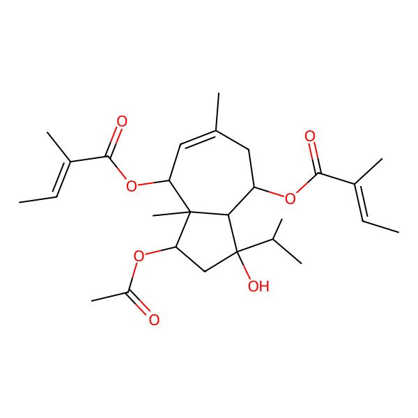 2D Structure of Acetyltingitanol