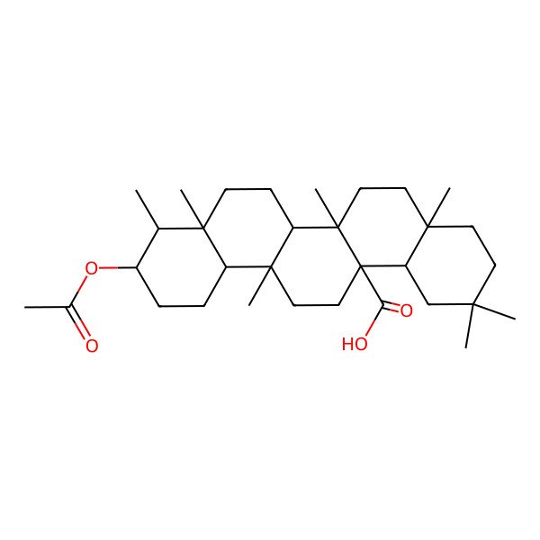 2D Structure of Acetyltrichadenic Acid B