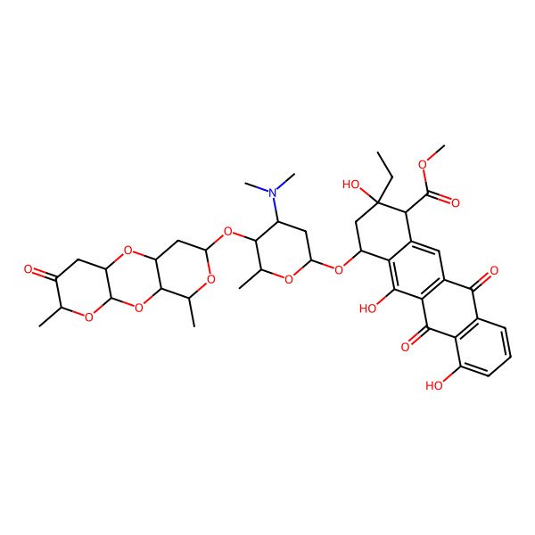 2D Structure of Aclacinomycin B1