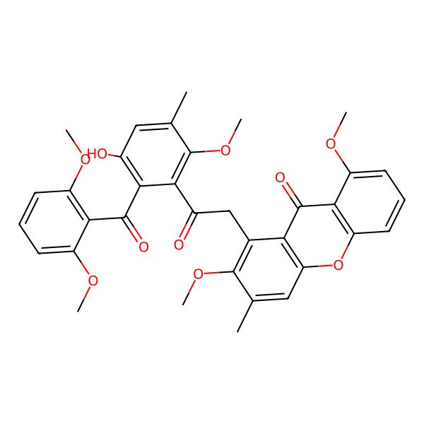 2D Structure of Acredinone C