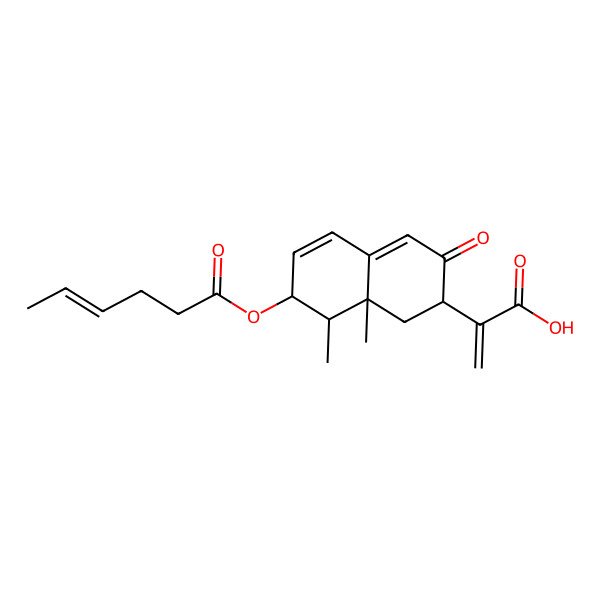 2D Structure of Acremeremophilane B