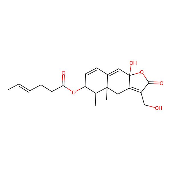 2D Structure of Acremeremophilane F